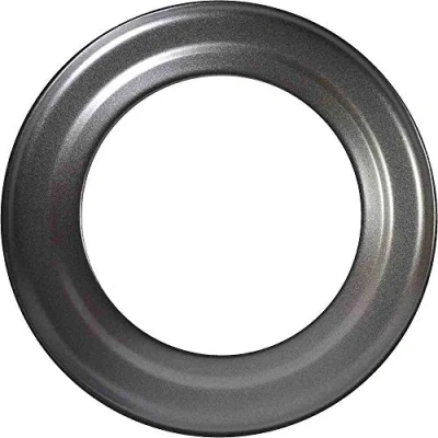 Immagine di FIREFIX RD150/R Rosetta per canna fumaria da 2 mm di diametro, stufe e fuochi combustione, Senotherm, grigio scuro, rigida, colore: nero