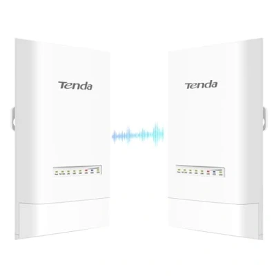 Immagine di Tenda OS3 Ponte WiFi Esterno Access Point (867 Mbps / 5GHz, Antenna direzionale da 12 dBi, 4 porte LAN 10/100 Mbit/s, portata 5 km, gestione centralizzata) (Confezione 2)