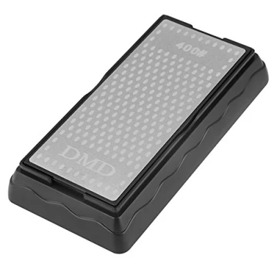 Immagine di Akozon pietra per affilare 200 x 70 mm 400 e 1000 Grit Diamond Sharpener Coltelli da cucina con base antiscivolo