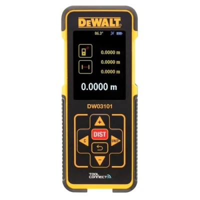 Immagine di DeWalt Dw03101 xj, Misuratore di distanze laser 100 metri, Multicolore