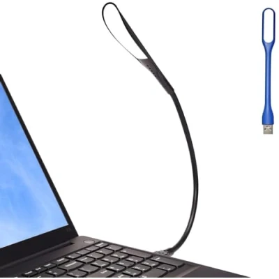 Immagine di EBYPHAN LED Luce USB Dimmerabile, Lampada per PC Portatile, Tastiera Computer, Collo D&#039;Oca Flessibile, luminosità a 3 Livelli