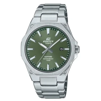 Immagine di Casio Orologio Analogico al Quarzo Uomo con Cinturino in Acciaio Inossidabile EFR S108D 3AVUEF