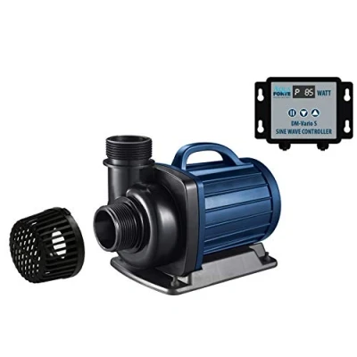 Immagine di AquaForte pompa per filtri/laghetti DM 22.000 Vario S, 70 200 W, altezza 7,5 m, regolabile con controller esterno, adatto come laghetto o ruscelle/cascata.