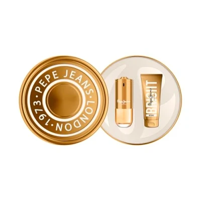 Immagine di Pepe Jeans Bright Intense For Her Confezione Regalo Profumi Donna 2 Pezzi Eau de Parfum da 80ml e Body Lotion 100ml Set di Fragranze Floreali Orientali