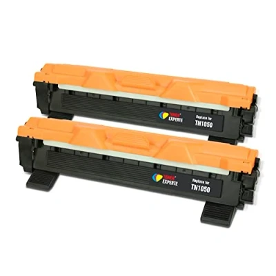 Immagine di Toner Experte TN1050 Cartucce di Sostituzione per Brother TN 1050 Compatibile con DCP 1612W 1610W 1512 1510 HL 1212 1110 MFC 1910W 1810 (2 Nero)