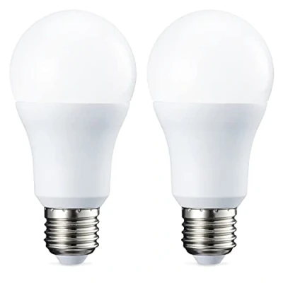 Immagine di Amazon Basics Lampadina LED E27, 10.5W (equivalenti a 75W), Luce Bianca Calda, Dimmerabile confezioni da 2