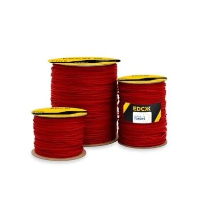 Immagine di EdcX Filo da muratore ⌀1,7 mm 50m, 100m e 300m Nylon Brick Line, Mason Line Level per Edilizia, Giardinaggio, Bricolage resistente agli strappi, alle intemperie (Red, 100 m)
