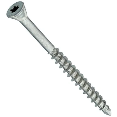 Immagine di SPAX 35703503201011 Wirox Vite da pavimento 3,5 x 45 mm, filettatura parziale Torx, colore: Argento, TX 10, Set di 500 Pezzi