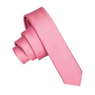 Immagine di JEMYGINS Cravatta Uomo Rosa in Seta Multicolore Extra Fini 4CM