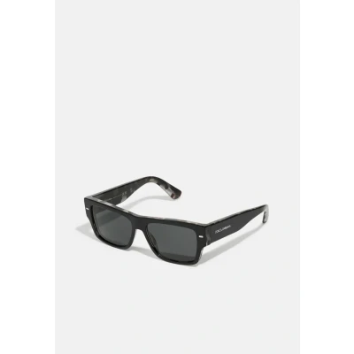 Immagine di Dolce&amp;Gabbana Unisex Occhiali da sole, Taglia: 55, Black on grey havana