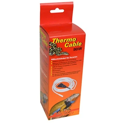 Immagine di Lucky Reptile Thermo Cable Cavo di Riscaldamento per terrari da 80 W 6,5 m con connessione fredda 1,5 veloce e calore uniforme In silicone impermeabile