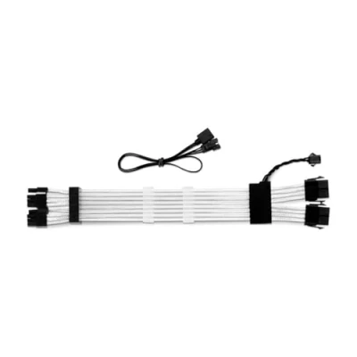 Immagine di Sharkoon Shark XTend 16 Cavo di prolunga Illuminato RGB per schede grafiche 2 x 6+2 Pin PCIe Lunghezza 30 cm