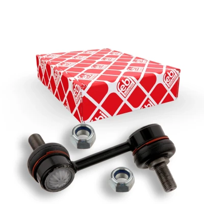 Immagine di febi BILSTEIN 32063 Bielletta barra stabilizzatrice Assale posteriore Dx 85 M12 x 1,25 Plus con dado autobloccante Acciaio nero