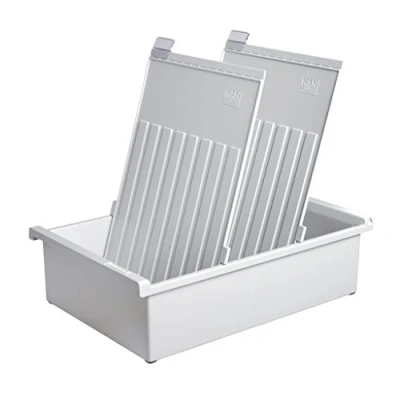 Immagine di HAN 954 0 1 11 Vassoio schedario Grigio luminescente Numero max. di schede: 1.300 Schede DIN A4 verticale