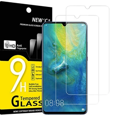 Immagine di NEW&#039;C 2 Pezzi, Vetro Temperato per Huawei Mate 20x, Pellicola Prottetiva Anti Graffio, Impronte, Senza Bolle, Durezza 9H, 0,33mm Ultra Trasparente, Resistente