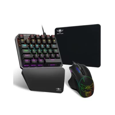 Immagine di Spirit Of Gamer Xpert G700 Adattatore Combo RGB Tastiera + Mouse Per Consolle PS4, XBOX ONE E PC Meccanica Single Hand 7 Pulsanti 3200 DPI
