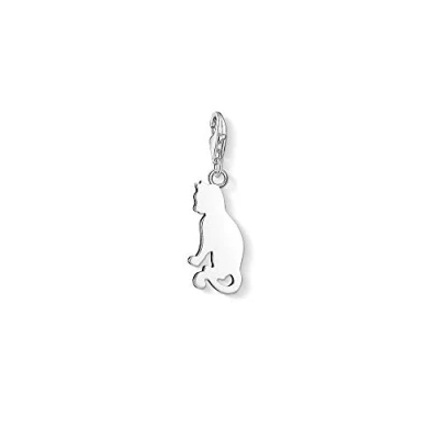 Immagine di Thomas Sabo Ciondolo da Donna, Argento 925, Cat Charm Silver