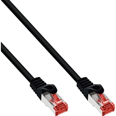 Immagine di InLine 20254 Cavo Patch Lan Crossover, S/Ftp, Cat.6, 3 m, Rosso