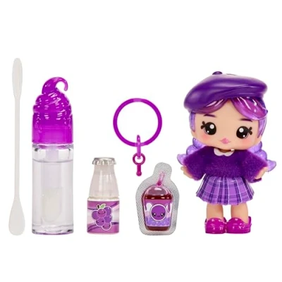 Immagine di Yummiland Lipgloss Doll Greta Grape Bambola profumata con kit di lucidalabbra fai da te Età 4+