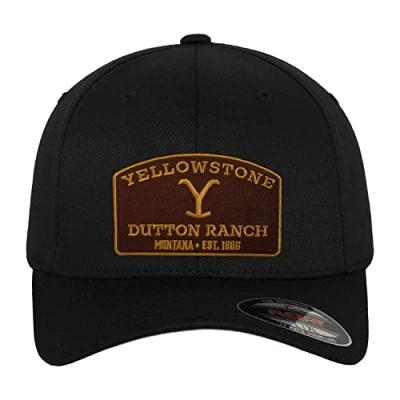 Immagine di Yellowstone Licenza Ufficiale Flexfit cap (Nero), Large/x Large