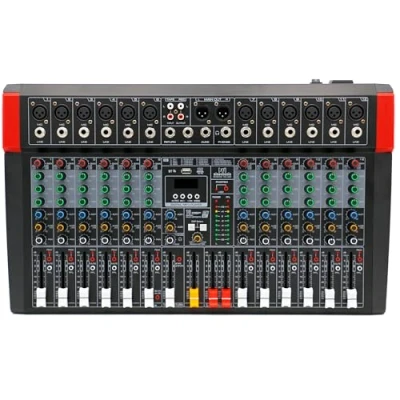 Immagine di SINEXTESIS Mixer Audio/Scheda Audio 12 canali, multieffetto DSP, interfaccia USB, Lettore MP3 integrato per riprodurre e registrare, Connettività Bluetooth (EVOMIX USB)