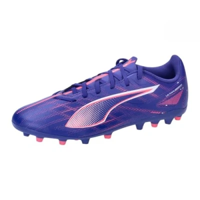 Immagine di Puma Ultra 5 PLAY MG Scarpe da calcetto con tacchetti, Uomo, Taglia: 42, Lapis lazuli/white/sunset glow Sintetico