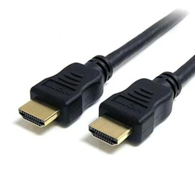Immagine di StarTech.com Cavo HDMI ad elevata velocità da 1 m con Ethernet, Cavetto HD 4K 30Hz, 10,2 Gbps di larghezza banda, video / display 1.4 M/M, 28AWG, HDCP 1.4, Nero (HDMM1MHS)
