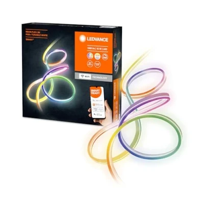 Immagine di LEDVANCE SMART+ NEON FLEX MULTICOLOR 5M 4058075504806 Striscia LED con spina 230 V 5 m RGBW