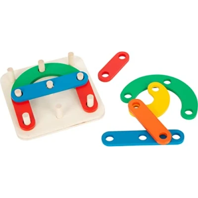 Immagine di Small Foot 11741 didattico Puzzle, Lettere e Numeri in Legno, Gioco di Posa ad Incastro, dai 4 Anni Buchstaben Toys, Multicolore,