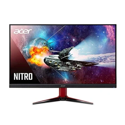 Immagine di Acer Nitro VG240Ybmiix Monitor Gaming FreeSync, 23.8&quot;, Display IPS Full HD, 75 Hz, 1 ms, 16:9, VGA, HDMI, 250 cd/m2, Audio In/Out, Speaker Integrati, Cavo VGA Incluso