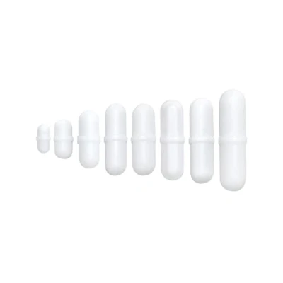 Immagine di QWORK® 8 Pz Tipo B Barre Magnetiche di Agitazione PTFE per la Maggior Parte dei Prodotti Chimici e Solventi