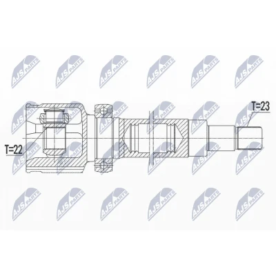 Immagine di NTY NPW FR 112 Kit Giunto Omocinetico Cambio manuale Assale anteriore Dx FORD: FOCUS 3, 3 Turnier, C Max 2