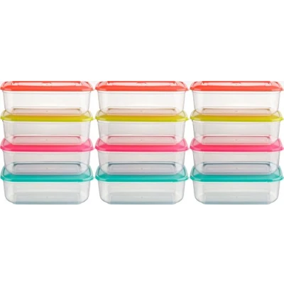 Immagine di Kigima Contenitore per congelatore Alimenti colorato (2,50l Rettangolare (12 Pz))