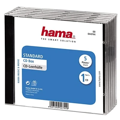 Immagine di Hama 00044744 Trasparente, Nero 5 pz.