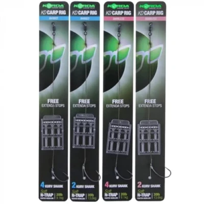 Immagine di Korda N Trap KD Rig Misura 6 Kurv 15lb Terminali carpfishing