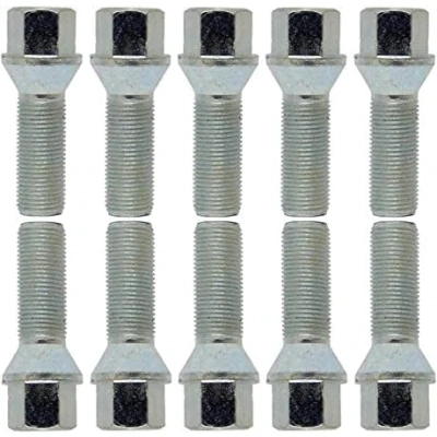 Immagine di TRACER 10 bulloni per ruota, conici, in argento, M14 x 1,5, 45 mm