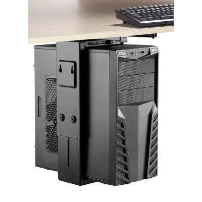 Immagine di Supporto per PC SpeaKa Professional Sottotavolo, Verticale SP 6353552 Nero Carico massimo fino a=10 kg