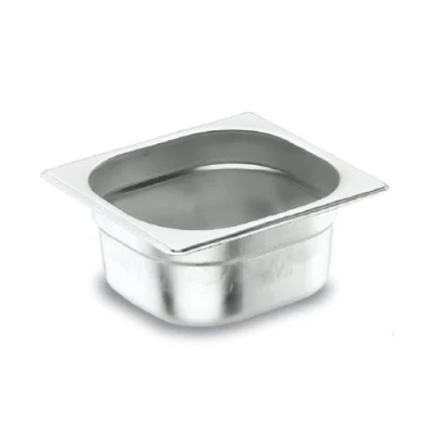 Immagine di Lacor Inox GN 1/4 Contenitore, Acciaio Inossidabile, Argento, 265 x 162 200 mm