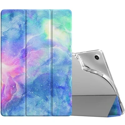 Immagine di TiMOVO Custodia Compatibile con Samsung Galaxy Tab A9+/A9 Plus 11&quot; 2023 SM X210/X216/X218, Cover Posteriore Sottile e Morbido in TPU Traslucido Smerigliato, Nebulose Fantastiche