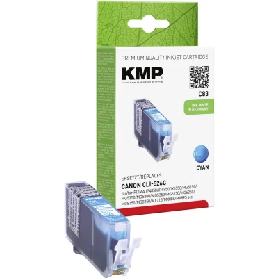 Immagine di Cartuccia KMP Compatibile sostituisce Canon CLI 526C Ciano C83 1515,0003