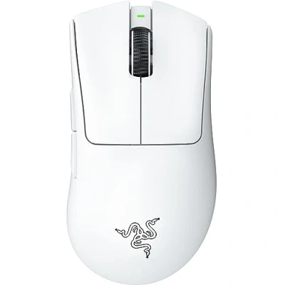 Immagine di Razer DeathAdder V3 Pro Mouse Leggero per E Sport Ergonomico Wireless (Design da 63 grammi, Sensore Ottico Focus 30K, Interruttori del Gen 3, HyperSpeed) Bianco