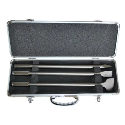 Immagine di Makita D 40543 Set di scalpelli lunghi per martelli pneumatici SDS MAX, lunghezza: 400 mm, 3 pezzi