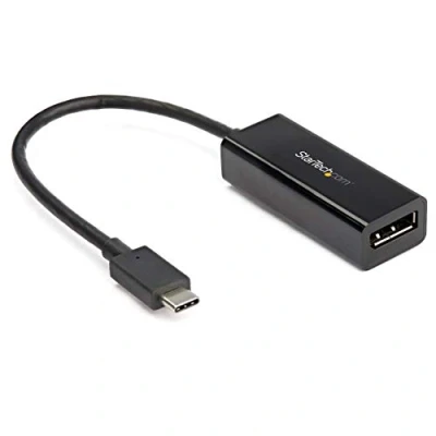 Immagine di StarTech.com Adattatore da USB C a DisplayPort 8K/5K/4K 60Hz Convertitore video tipo DP 1.4 HBR3/HDR Thunderbolt 3 (CDP2DP14B)