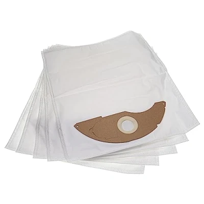 Immagine di vhbw 5x sacchetto compatibile con Kärcher NT 22/1 Ap L, Te L aspirapolvere microfibra, 42cm x 26,5cm Bianco