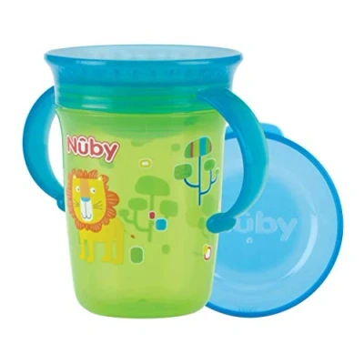 Immagine di Nuby Tazza Wonder 360 con Manici Verde 240ml
