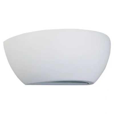Immagine di Lindby applique &#039;Felia&#039; dimmerabile (Moderno) colore Bianco, in Argilla ad es. Soggiorno &amp; Sala da pranzo (1 luce, E14) faretto a parete,