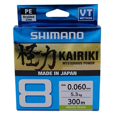 Immagine di Line Kairiki 8 300m 0.16mm 10.3kg M Green