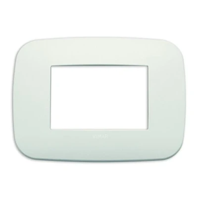 Immagine di Vimar 19683.25 Placca Round, Perla, 3 moduli