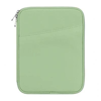 Immagine di Dadanism 9 11&quot; Custodia Sleeve per Tablet Compatibile con iPad Air 2024, 10,2 2021 2019, PRO 11 M4 2024 2018, 5/4 10,9 10a Gen, Galaxy Tab S9 FE/A8/A9+, Verde Chiaro