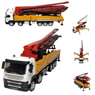 Immagine di COIL camion giocattolo, con pompa per calcestruzzo, veicolo da costruzione, modello: 1709, 1:50, ruote in gomma, elementi metallici, dai 8 anni su, giallo